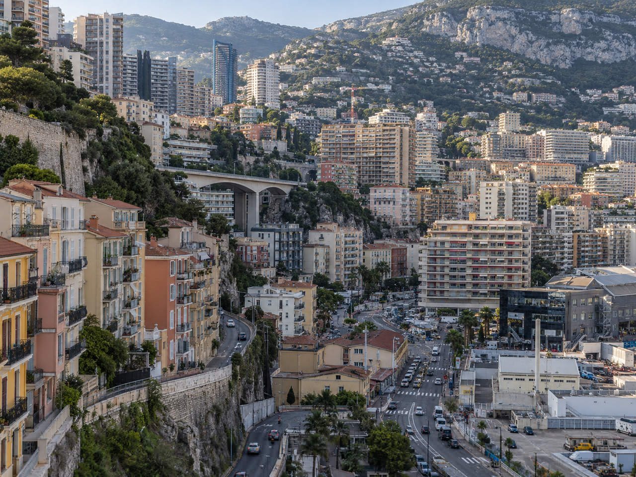 Vue de la Principauté de Monaco